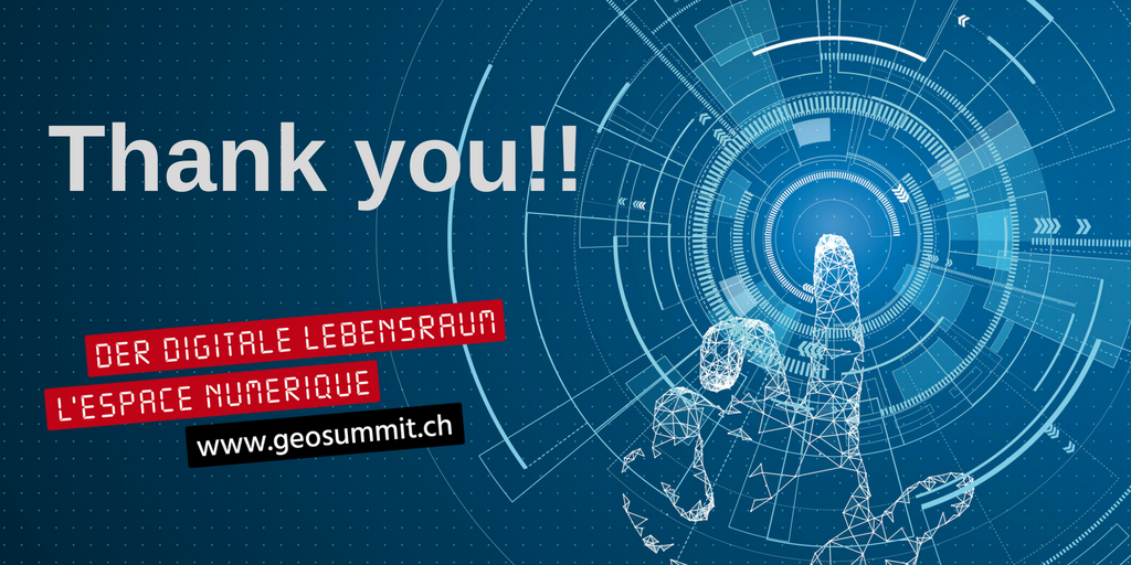 swiss_geosummit's tweet photo. A BIG THANK YOU to all who attended/participated at/contributed to #geosummit2018 - YOU ALL made this event unique! Let's take the good spirit & the inspirations with us and start highly motivated into the future.
Have a nice weekend
Your GEOSummit 2018 Team https://t.co/MptMuA8AN0