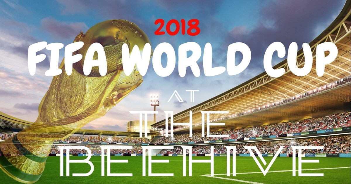 The_BeehivePub's tweet photo. 6 DAYS TO GO! We shall be showing all the World Cup fixtures at The Beehive! We have SIX SCREENS including our brand new projector! 🌍⚽️ https://t.co/LEaIzgCwcC