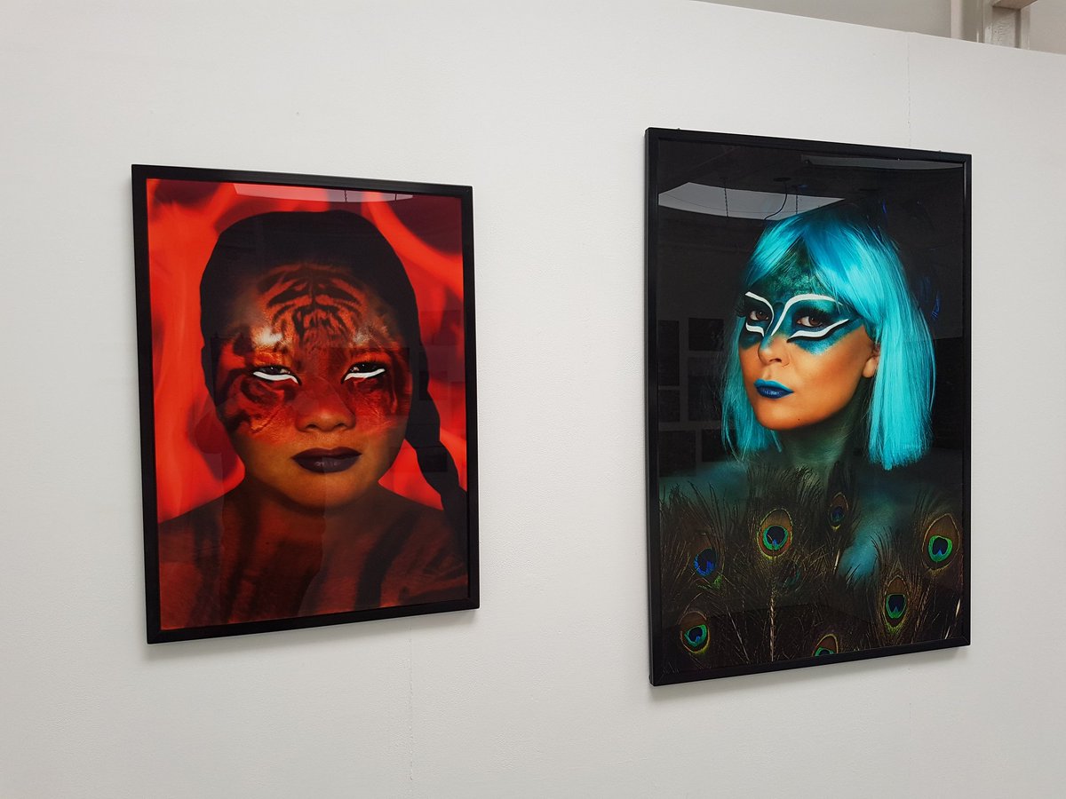 UniNorthants's tweet photo. Taking a sneak preview behind the scenes in the photography areas as the final touches are put onto the #DegreeShow18 at Avenue Campus. Show opens tonight. #UoN #Art #UniNorthants #Photography https://t.co/Y3Pq6pI2K5