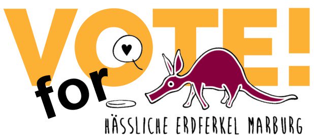 Erdferkel_MR's tweet photo. Heute schon abgestimmt? https://t.co/0YrLo7Fe7t

Täglich bis zum 20. Juni fürs uns voten, um uns zu helfen, die @WUCC2018 zu finanzieren! Danke schön! #roadtocincinnati #sharingiscaring https://t.co/VxBKRLBSdJ