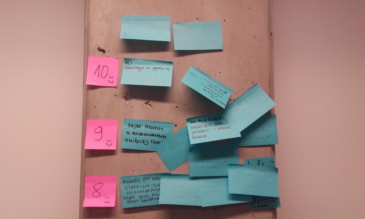 Just after <a href="/unconfpl/">unconf</a> workshop about Kanban (not) dealing with your "Scrum" problems. The group and NPS. Thanks for an energetic 3 hrs!