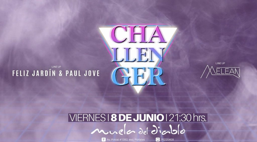 Hoy en la <a href="/mueladeldiablo/">muela del diablo</a> Cochabamba toca Challenger, una de las propuestas electrónicas más frescas y mejor elaboradas que hay en el país. Vayan a verlos!! Acá les dejo un temita:
youtu.be/8TXSyajxh5s
