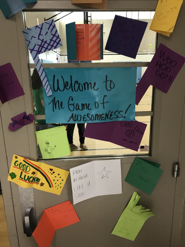 WSESfox's tweet photo. Such a great morning for our Game of Awesomeness! #WillowPride ❤️🦊 https://t.co/6CRnmsFiwx