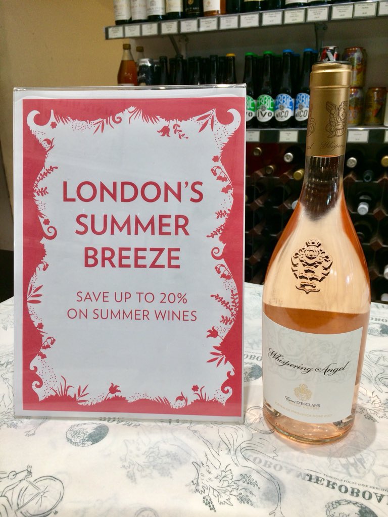 The moment we are all waiting for, Whispering Angel on Offer!!😇 #jeroboams #mrchristians @JeroboamsNottin @nottinghilldeli #wine #SUMMEROFFER @WhisperingAngel @chateaudesclans