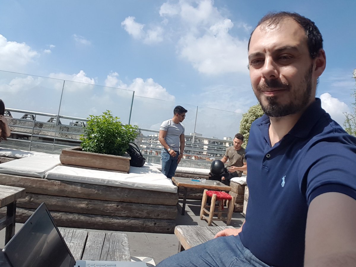 JohanMabille's tweet image. @QuantStack 's team is now a team of nomad developers! Hacking #xtensor and #xsimd on a rooftop in Paris.