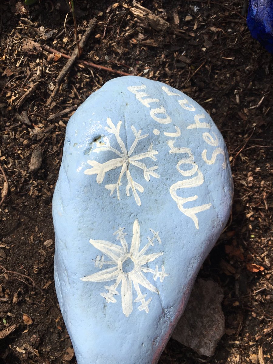 sfirthewrsd's tweet photo. Beautiful Rock Garden inspired by a former student❤️Proud to be a Bulldog!!#thepowerofone
#beunique#bekind #ewrsdgnr https://t.co/A7XQdWOAC0