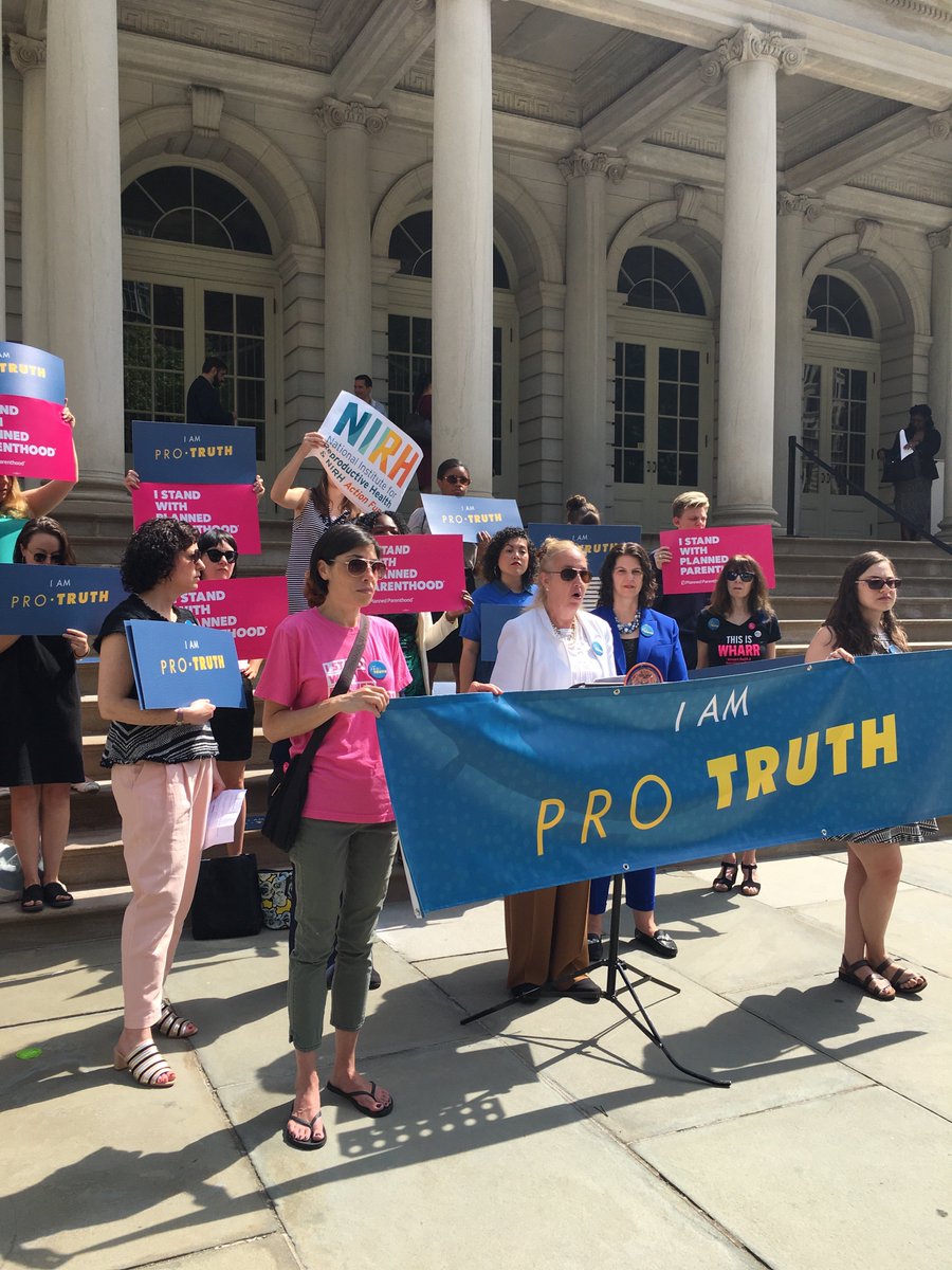nirhealth's tweet image. Manhattan BP @galeabrewer describes her office’s investigation of NYC fake clinics - found no one in compliance for Local Law 17. Demands strong enforcement! #ProTruth