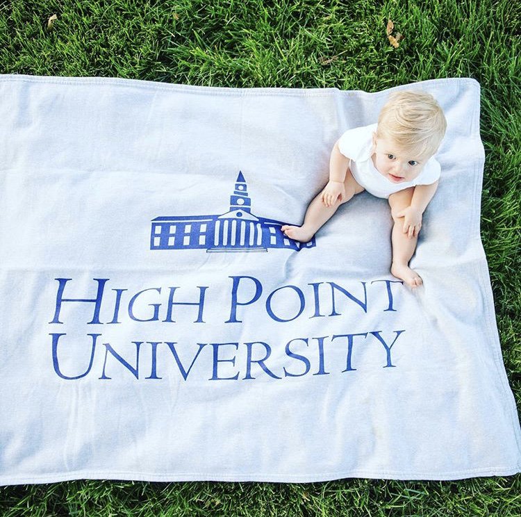 HPUAlum's tweet photo. Happy Friday from this sweet #PreciousPanther! Shout out to #HPUSweethearts Kyle ‘13 + Kassi Whitman ‘14 for raising an adorable HPU legacy 💜 #HPUAlum https://t.co/3SS4GnsX83