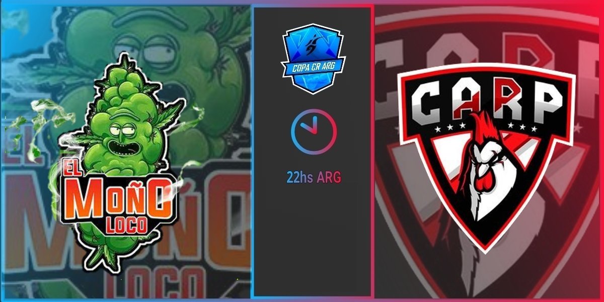 HOY
PARTIDO 4 // FECHA 2
<a href="/MoLocoo/">Moño loco</a>  vs <a href="/CARP_Royale/">C.A.R.P</a>