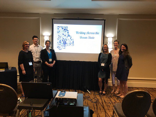 PaperWithPencil's tweet photo. Enjoyed presenting at #IWAC2018 in Alabama this week with @MMAAdmissions's @writeJMA, @universityofri's @reynoldsRI, @BrownUniversity's @smkastner, @risd's Jen Liese, and @providencecol's Will Toner. Love me some small state collaboration! https://t.co/cyFDpCnjJm