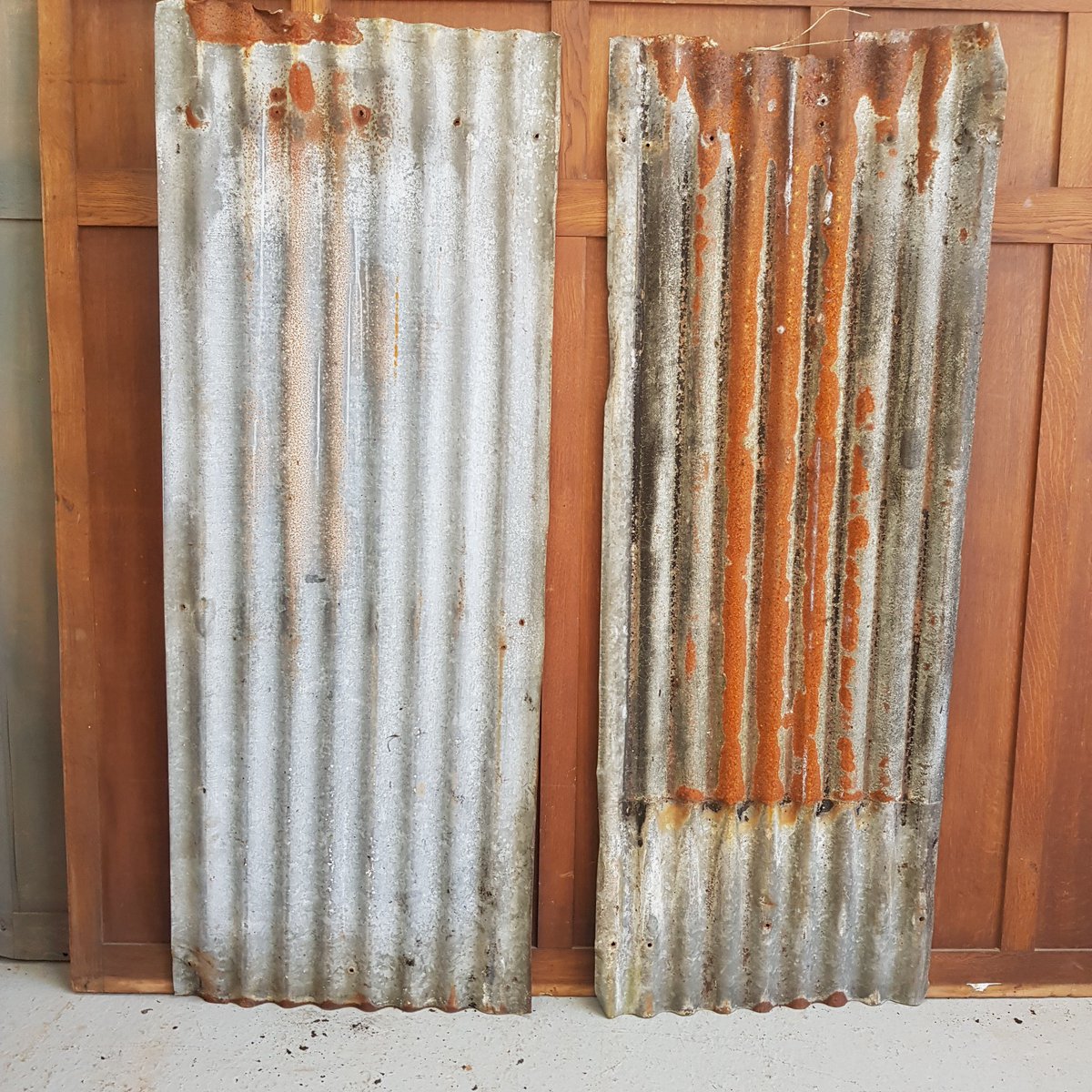 AntiqueChurch's tweet photo. Reclaimed Rusty Corrugated Industrial Iron Sheets, Cladding, Panels
With one galvanised rusty side and one really rusty side, we have approximately 60 of these in different sizes. #corrugated #cladding https://t.co/Gu83k8Opha