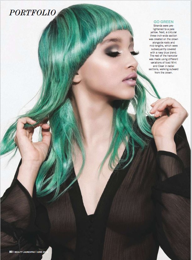 Super news for <a href="/Jhhair/">Jason hall hair</a> who featured in <a href="/BeautyLaunchpad/">Beauty Launchpad</a> this current issue with his vibrant and beautiful colourful collection !