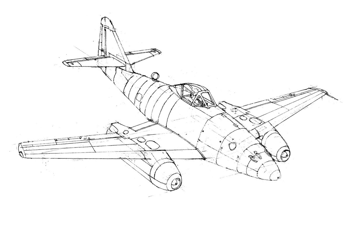 リセットボタン連打 Me262 エンピツ絵