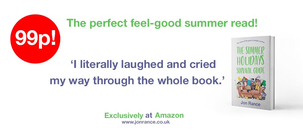 JRance75's tweet photo. NOW JUST 99p! The book everyone's going to be talking about this summer! How will you survive summer without it? #TheSummerHolidaysSurvivalGuide https://t.co/mEilfdRHQM https://t.co/gQh5mZYv17