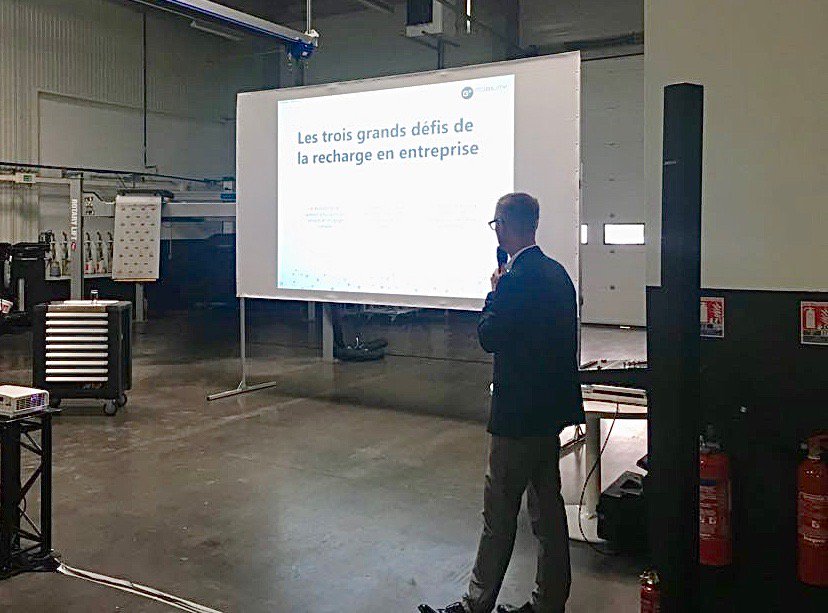 Retour en images sur l'événement #Parcours organisé hier à Nantes lors duquel nous sommes intervenus pour présenter les enjeux de la #recharge de #véhicules #électriques en #entreprise