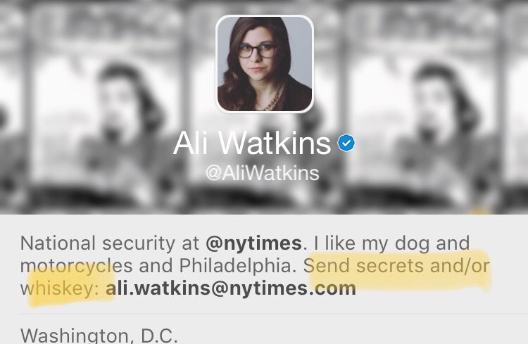 This Ali Watkins tweet didn't age well