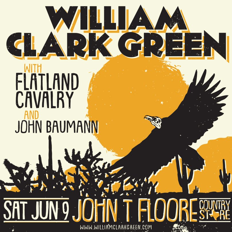 FlatlandCavalry's tweet photo. Saturday night in San Antonio with @WilliamCGreen and more? Can't beat that. See you at @Floores 
https://t.co/6Z0sm6iTDw https://t.co/HMmiR0qq6s