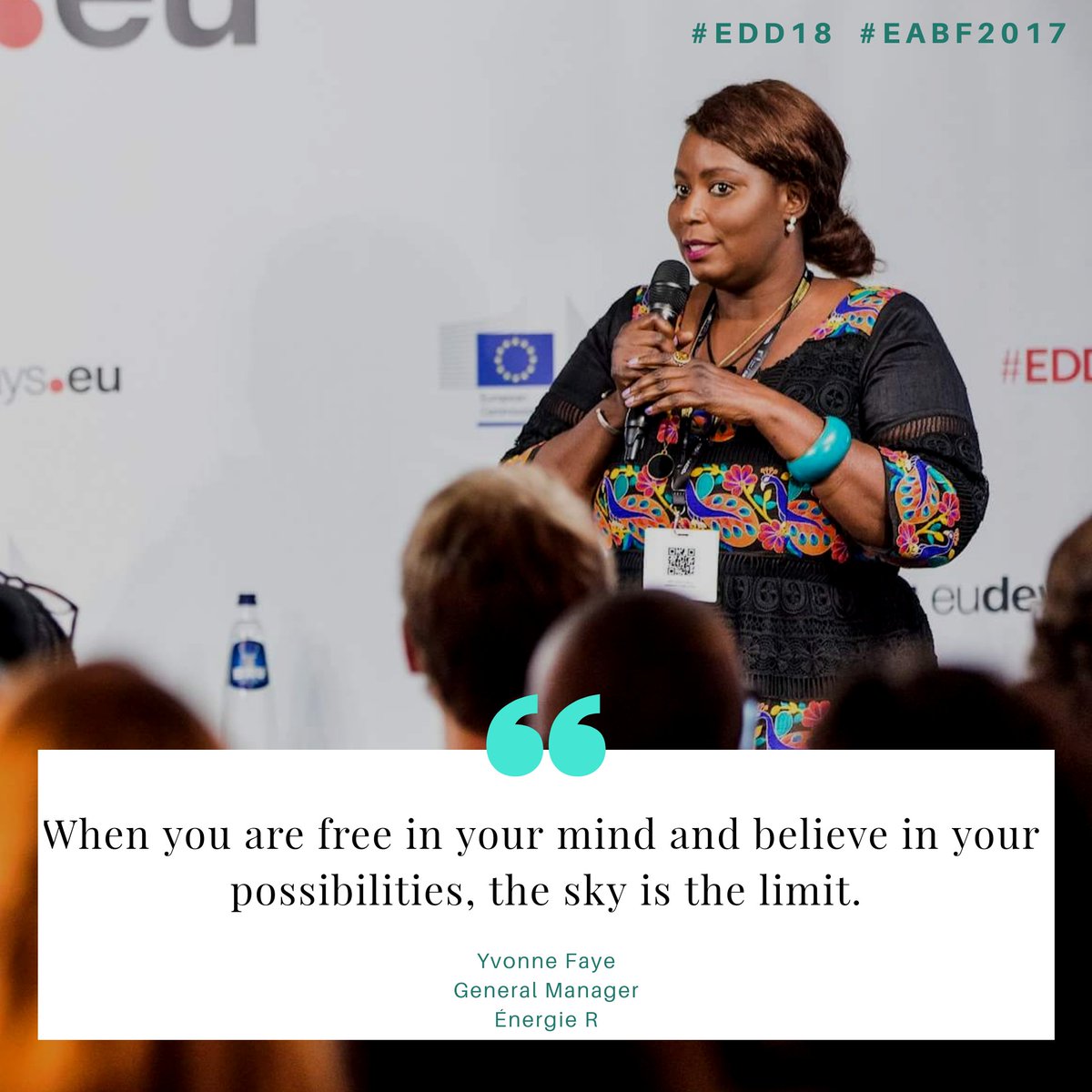 info_eabf's tweet photo. African women are resilient and entrepreneurial, societal mind-set change will drive inclusive growth and job creation #EDD2018 #EABF2017 #SheisWe more info on https://t.co/IflXbFP7od https://t.co/BOtmJCS0qQ