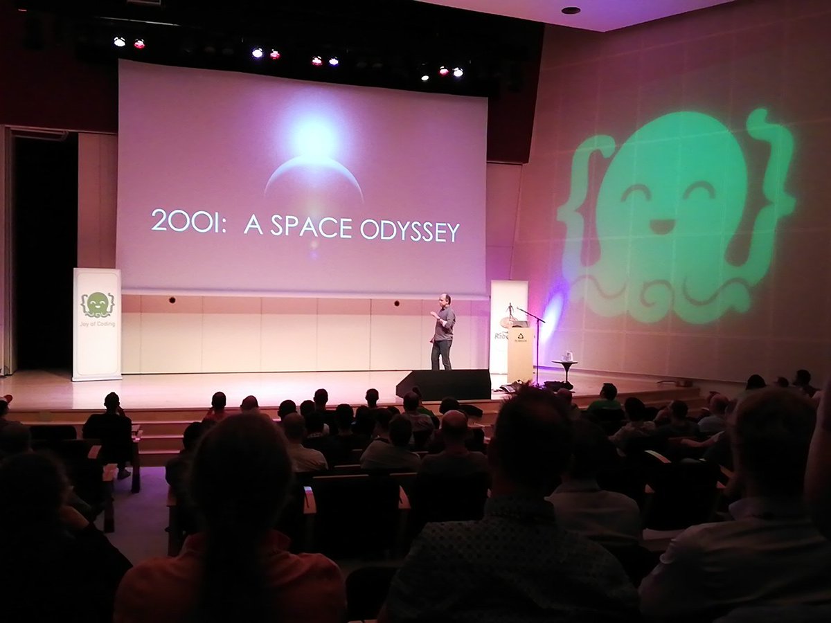 martijnburgers's tweet image. Last talk of the day : 1968 by @KevlinHenney #joyofcoding
