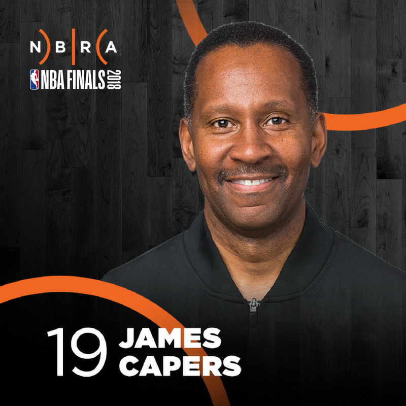 OfficialNBARefs's tweet photo. NBA FINALS - GAME 4
⏰ 9 PM ET
🏀 @warriors at @cavs 
🏀 #48 Foster, #19 Capers, #23 Phillips
Alternate official: #42 Lewis

📺 @ESPNNBA 

#PlayoffReady #NBAFinals #GSWatCLE https://t.co/RVWjOyCrmw