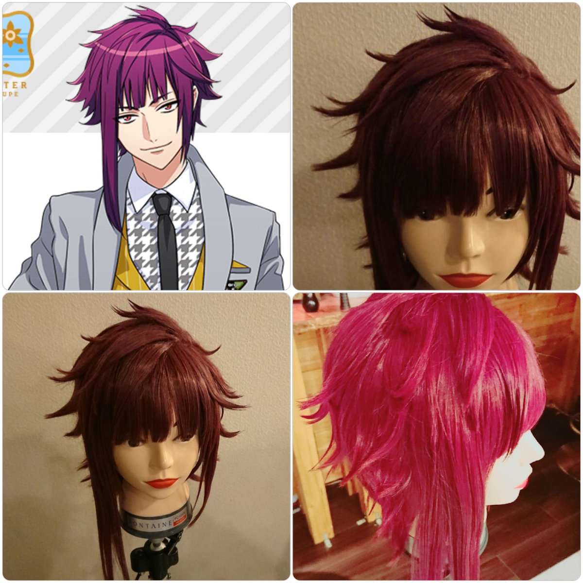 するめ】A3！ 有栖川誉 通常衣装（男性M） +ウィッグ A3! 有栖川誉 風