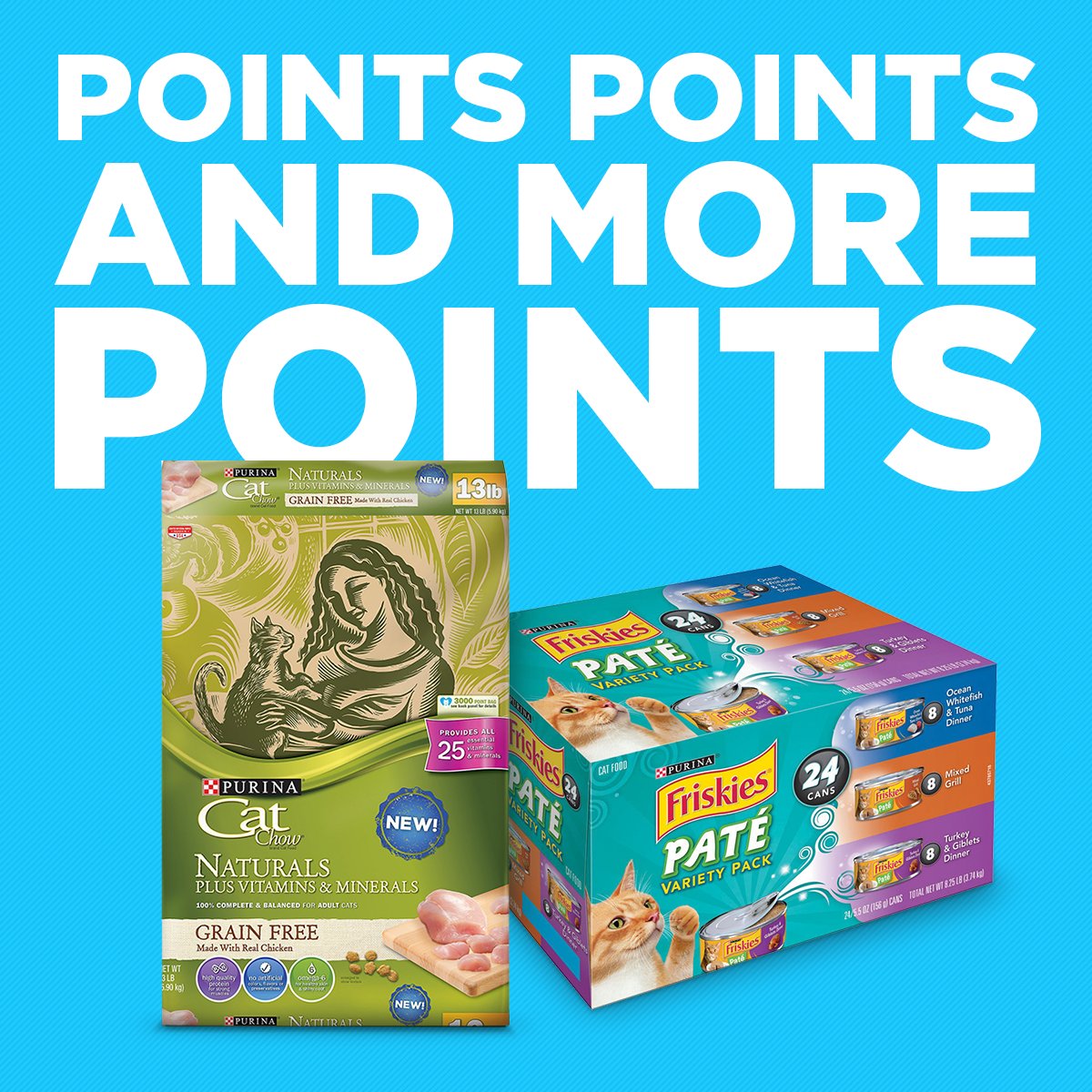 Purina Cat Chow On Twitter Calling Perks Members Limited Time You Can Redeem A Naturals Grain Free Or A 13 Pound Bag Or Larger For 2x Points As An Added Bonus You