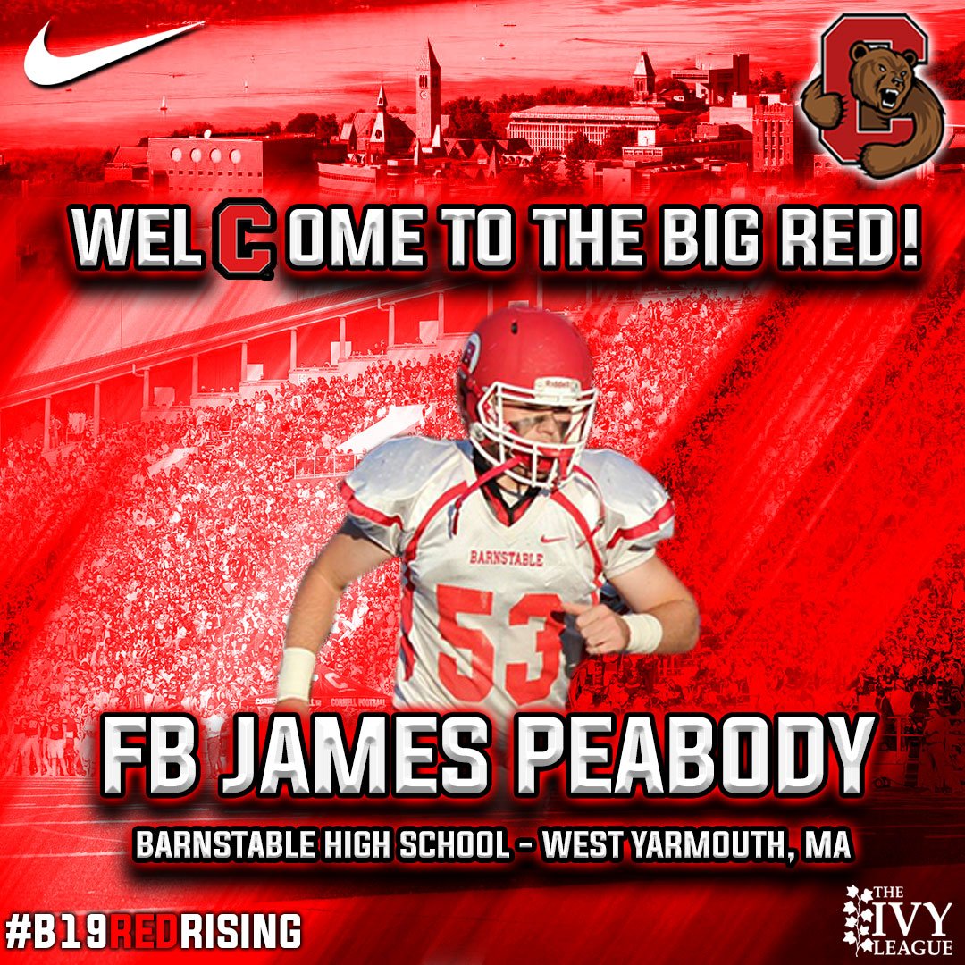 BigRed_Football's tweet photo. #WelcomeToTheBigRed @famousjamus4 #Team131 #Cornell2022 #B19REDRISING🔴⚪️🐻🏈 https://t.co/Lt8enEGMui