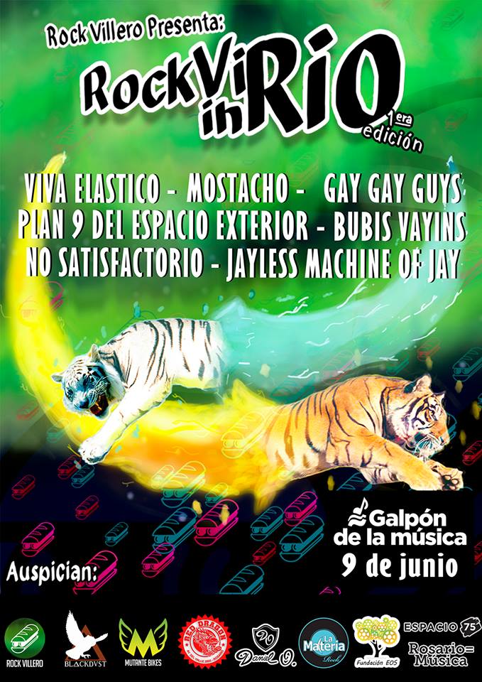 canaldabites's tweet photo. Mañana #RockVi in Río en @GalponDLaMusica. Con Gay Gay Guys, Bubis Bayins, @vivaelastico y muchos grupos más.
El Festival con los mejores memes de la historia. https://t.co/p62yClO1be