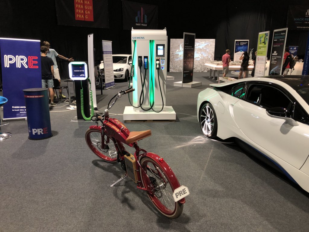 Legendy2018 - with our Triberium 50 kW charger we are part of that, together with PRE and BMW <a href="/IvoHykys/">Ivo H.</a> <a href="/chytramesta/">Chytrá města</a> <a href="/SiemensCzech/">Siemens Czech</a>