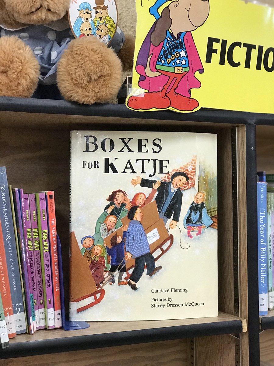 SenBuchanan's tweet photo. What’s shaking in the Learning Commons on this Friday? Thank is for keeping us reading all the way through June, Mrs. Penner! #lethsd @LethSD51 #literacy #bestfit #exploringbooks https://t.co/Se8NnJYmYE