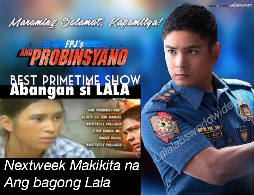 rodtacio's tweet photo. @LalaNationwide @VoiceTeensLala @Jendavid12031 @mca_music Thank you abs cbn for having lala sa FPJ ang Probensyano mas lalong ka abang abang na pag arti ni lala makikita na @VoiceTeensLala @Jendavid12031 #IsabelaRightNow https://t.co/TEbpxUvUGJ