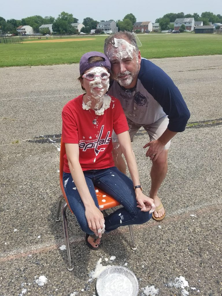 RBESCounselor's tweet photo. Pie in the eye for Perfect Attendance! Riviera Beach Elementary Attendance HEROS! 😎@RBESAnderson @CandaceLudwig @therivierabeach @PPW28 https://t.co/TFmJGd1xoD