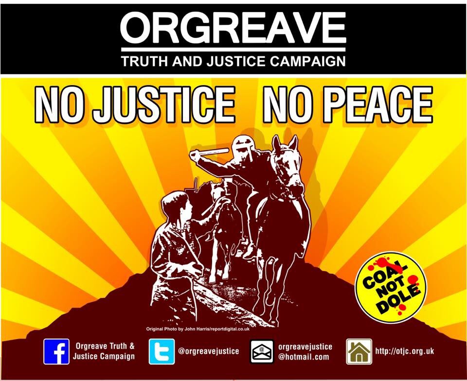Joehill100's tweet photo. Check out the new Orgreave Banner for our Rally next Sat! Please bring your own campaign and union banners along! 
See you on the 16th! 
More info here

https://t.co/oWV4BQWr5h @orgreavejustice @unitetheunion @UniteintheNEYH @Insolidavity #orgreavejustice https://t.co/B5tqllHLUO