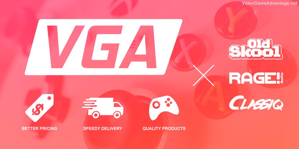 OldSkoolAccess's tweet photo. Looking to sell some Old Skool gear? Give our friends at @VGAdvantage a ring! They exclusively wholesale our product line as well as many other 😍
Also... FRIDAY!!! 💥
#RETROGAMING #VideoGameStore #FVGD #OldSkool #NintendoSwitch #somanydanghashtags https://t.co/x1Nq0szMTj
