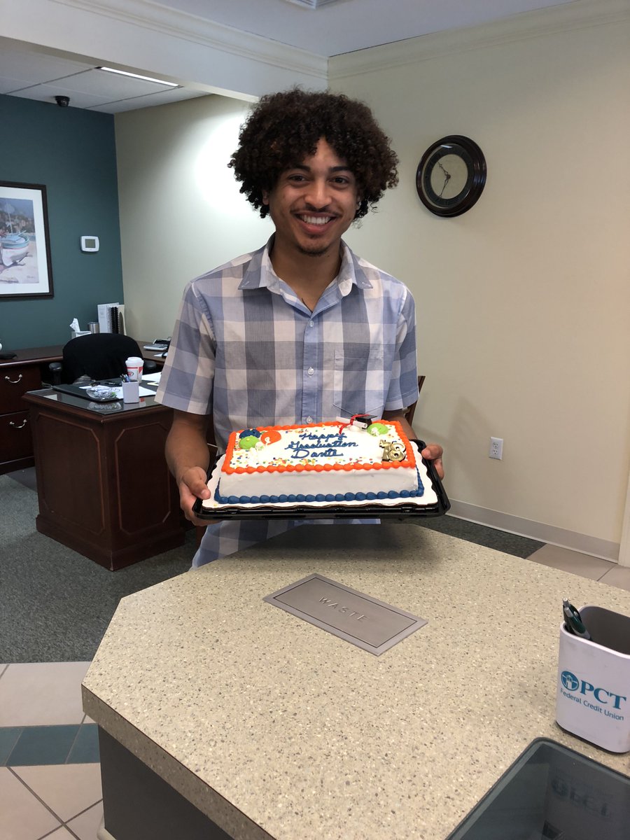 PCT_FCU's tweet photo. Congratulations to all of the students graduating from #WarehamHighSchool today, including our own awesome teller, Dante! Best wishes to the Class of 2018! #WHSClassof2018 https://t.co/gubPPVjLr4