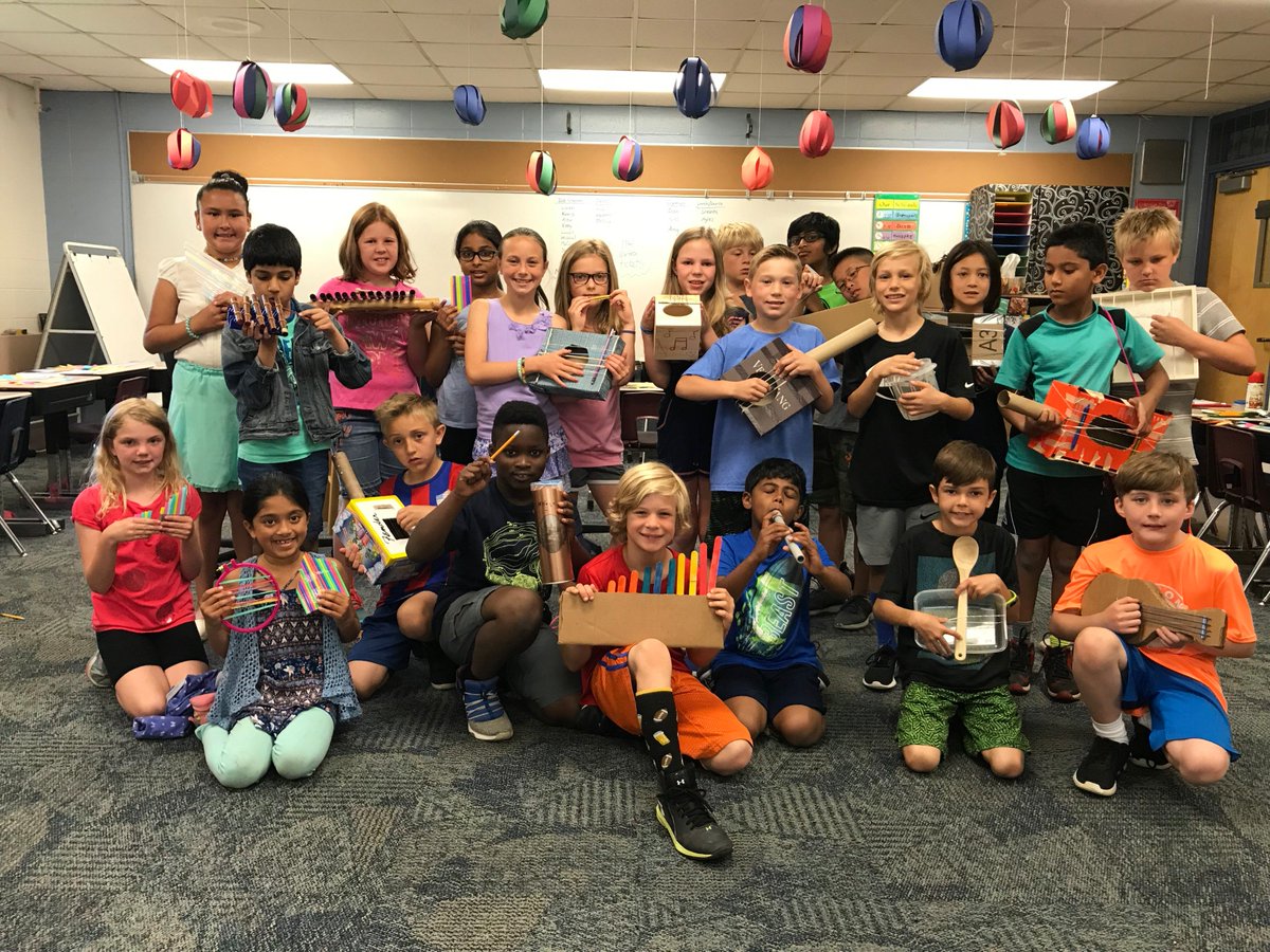 Rindo3rdGW's tweet photo. It's been an awesome year teaching 3rd grade with this amazing class!  We'll have to see about getting "the band" back together in the future.🙂  #gwgreats  #wheredthetimego https://t.co/rfHYKdTiq0