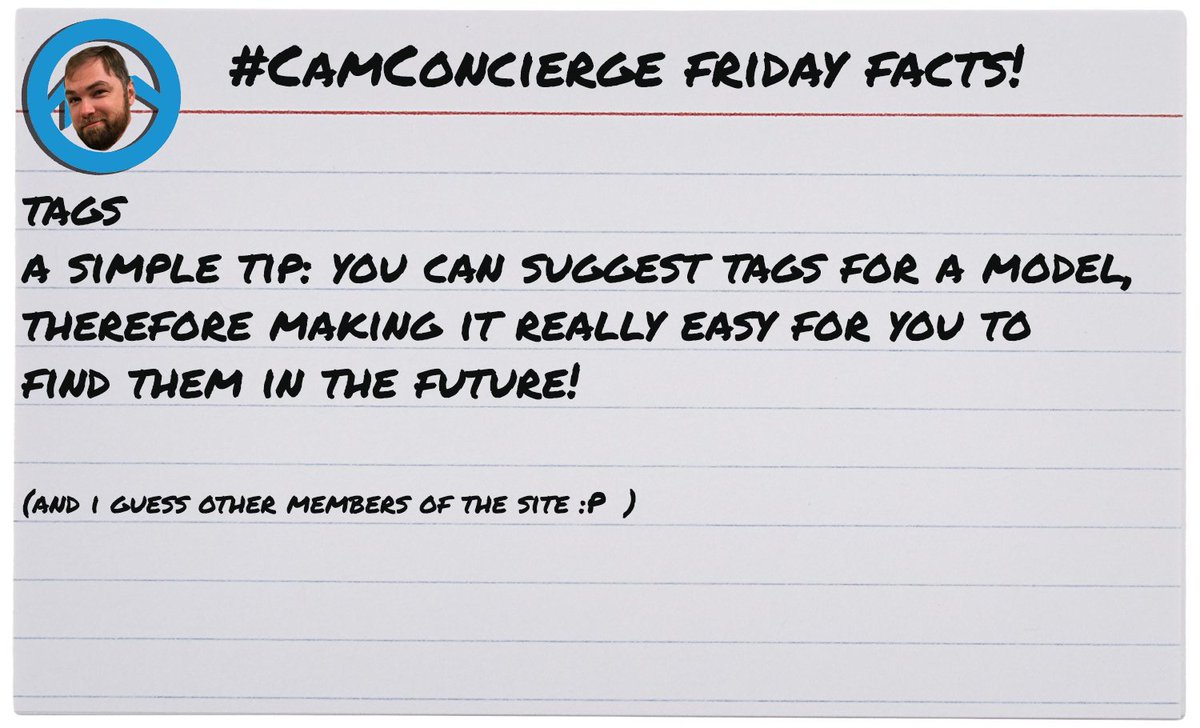 realstreamate's tweet photo. Today's #FridayFact is a super easy tip to help out the #cammodels you love! #CamConcierge #Streamate #SRSFCKNGBZ #SeriousFuckingBusiness https://t.co/9TtaI3GVXg
