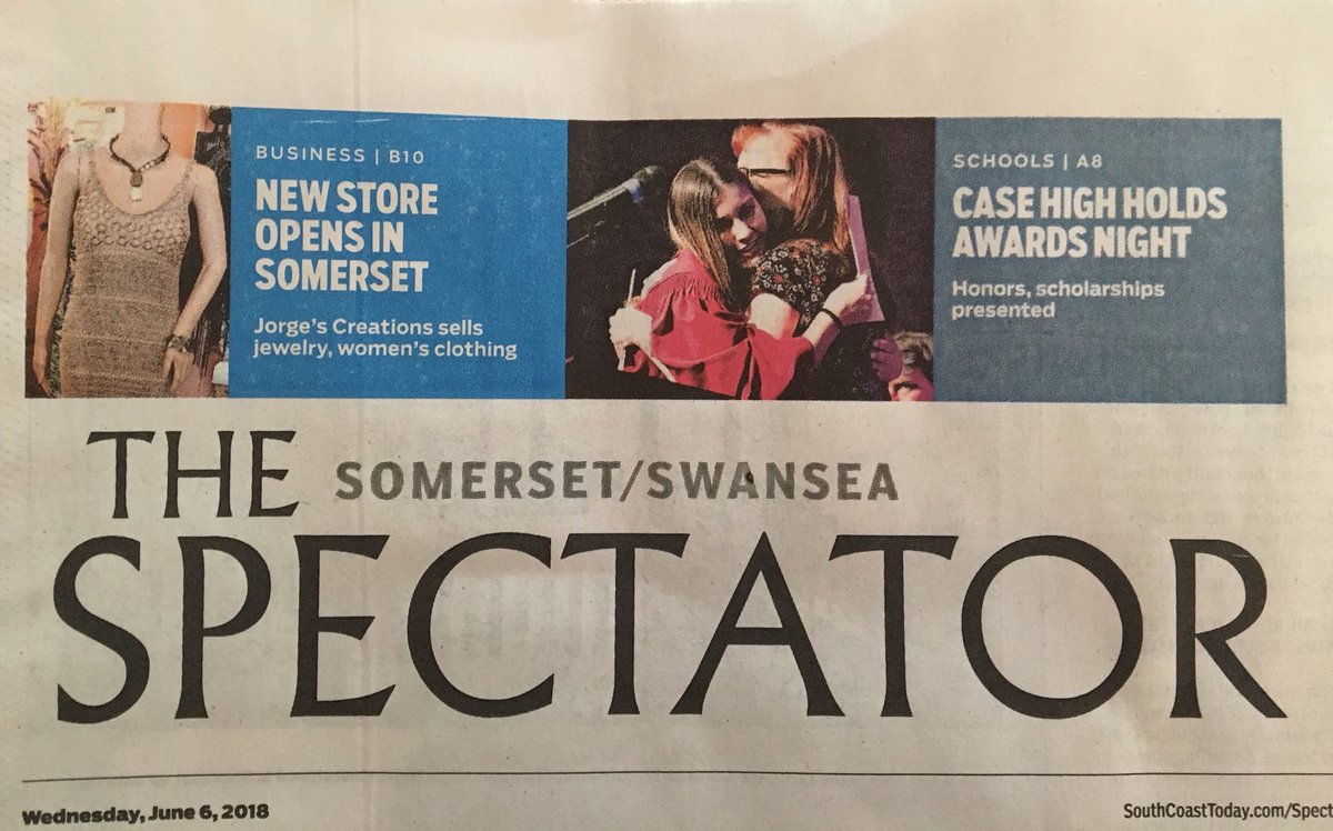 KimFaria's tweet photo. Thanks @Billhallspt for the cover! #specator #joecase https://t.co/HBDWNDO8u1
