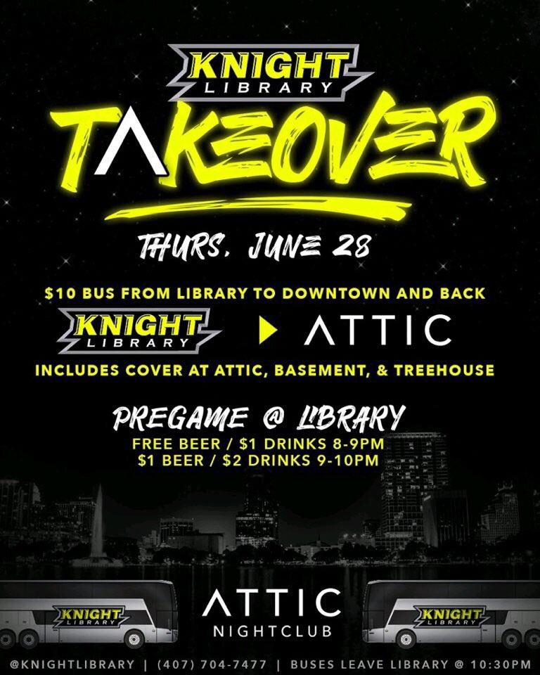 LibBlockParty's tweet image. Tired of the local scene and feel like changing it up? We’re bringing our staff for a DT takeover at Attic! $10 tickets for a free round trip bus ride and cover at 3 bars DT 🚍💨 DM for tickets before they sell out! 🎟🍾