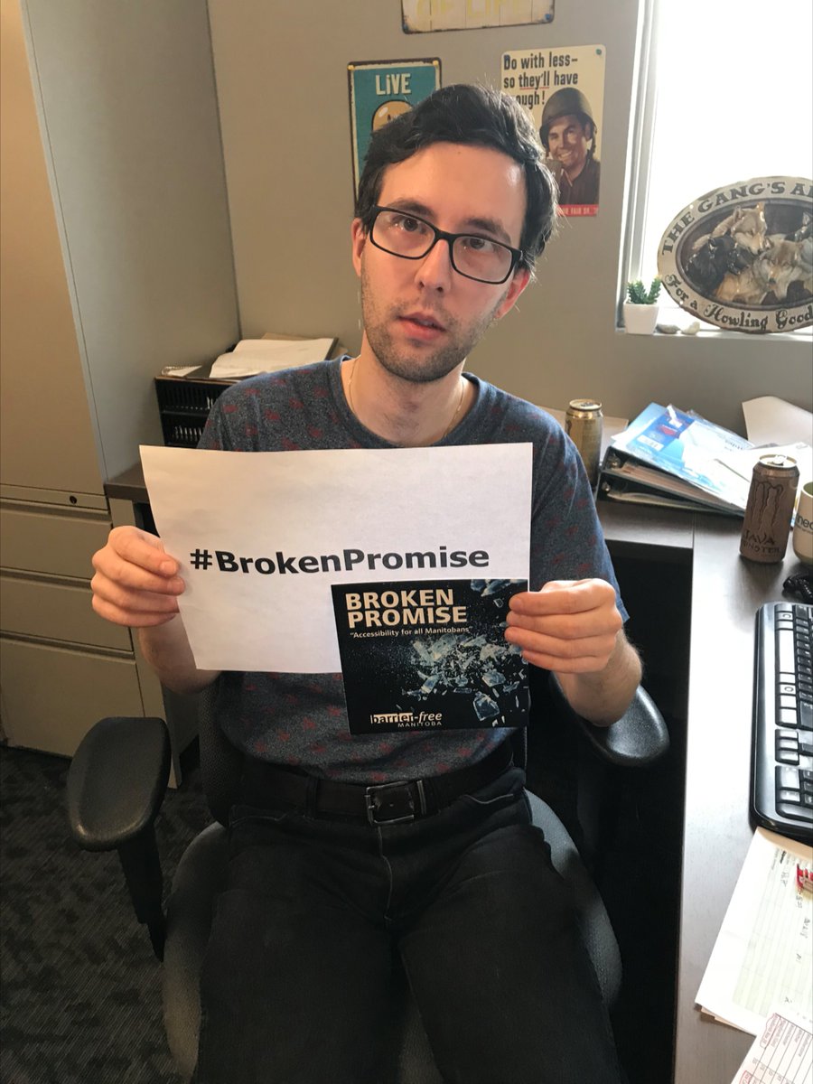 NewDirectionsMB's tweet photo. Join us in asking the Government of Manitoba to ensure the timely implementation of the Accessibility for Manitobans Act. #BrokenPromies https://t.co/SVbawx52c7