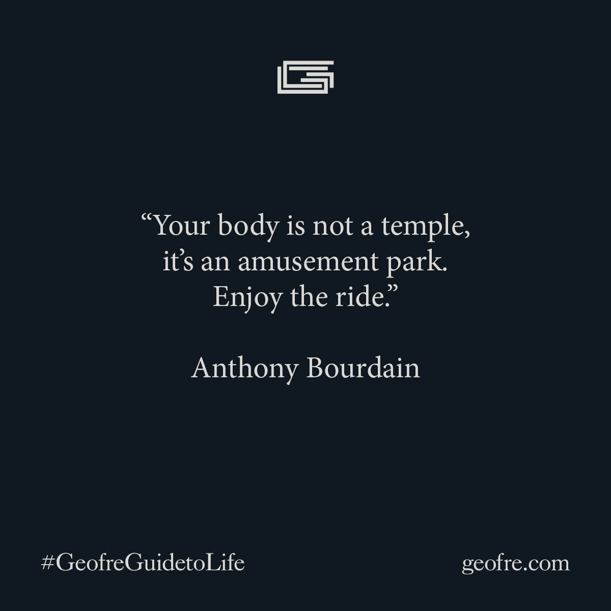 GEOFREdesign's tweet image. One of the greats.

#GeofreGuidetoLife