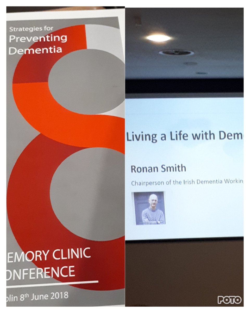 Excellent conference today hosted by the Mercers Memory Clinic on #dementiaprevention very positive messages #reducestigma #mediterraneandiet #cognitivetraining