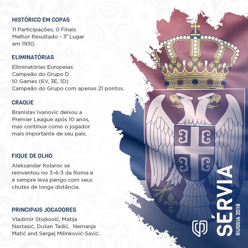 drafteam's tweet photo. Olha o Grupo do Brasil na Copa... #Russia #Russia2018 #Drafteam #SejaODonoDoJogo #CopadoMundo #Copa #Copa2018 #Futebol #Fantasy #FantasyChallenge #NovoDrafteam #Suiça #CostaRica #Servia #Brasil #SeleçãoBrasileira #GrupoE #Tite #Hexa https://t.co/zdKts0is5d