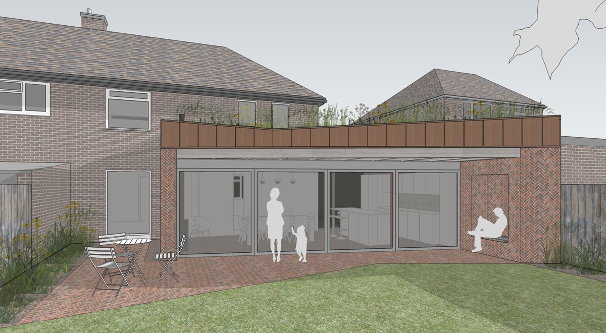 stevekav_arch's tweet photo. Nice way to end the week. Planning permission approved for our #miskinroad scheme in #Dartford. #londonextension #extension https://t.co/9AZtDGc8Qy