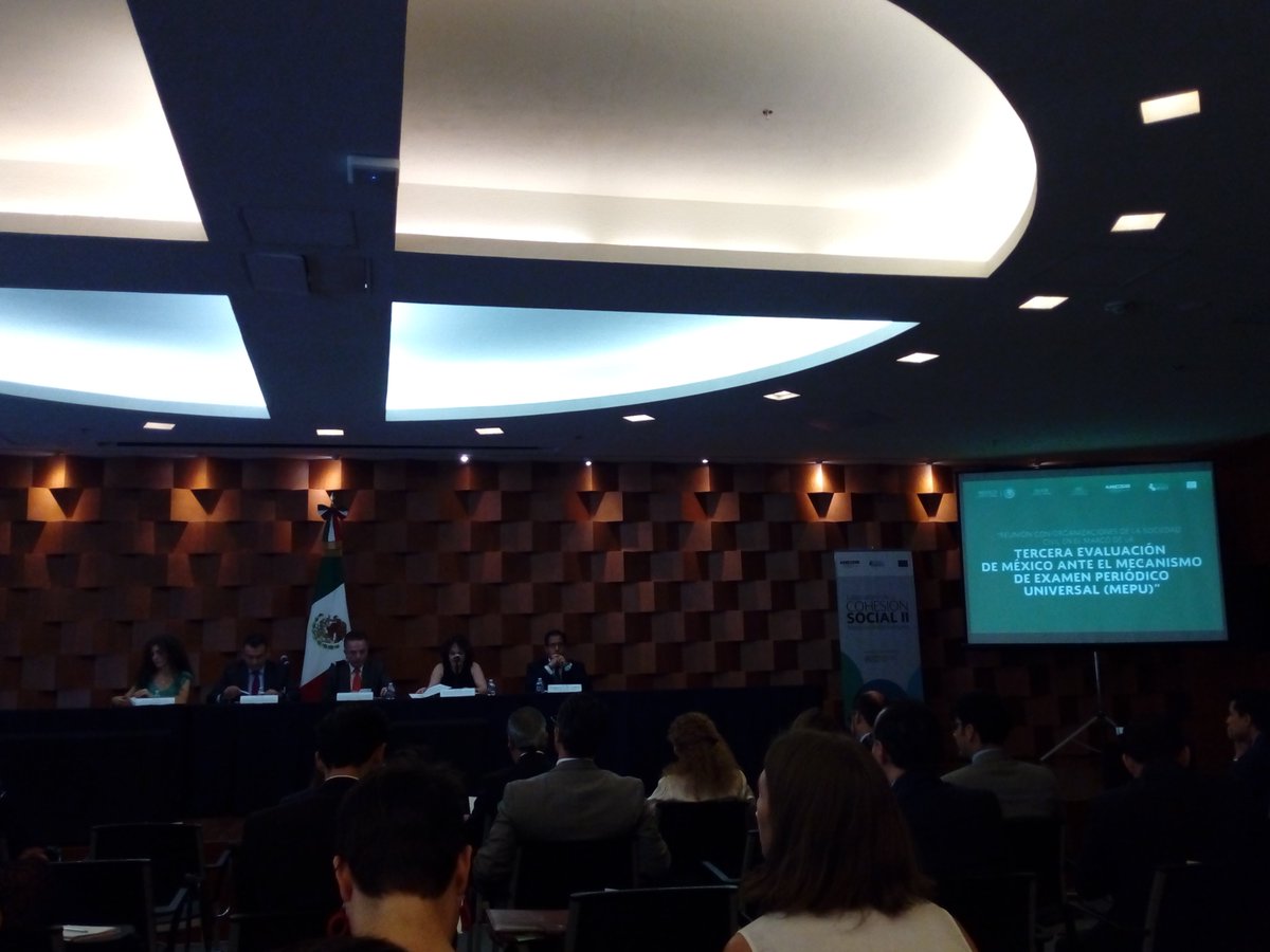caidmex's tweet photo. Inicia el Foro con #Sociedad #Civil sobre la Tercera Evaluación de #México ante el Mecanismo de Examen Periódico Universal (MEPU) #UPR #humanrights #DerechosHumanos https://t.co/dS4ZjtKXkc