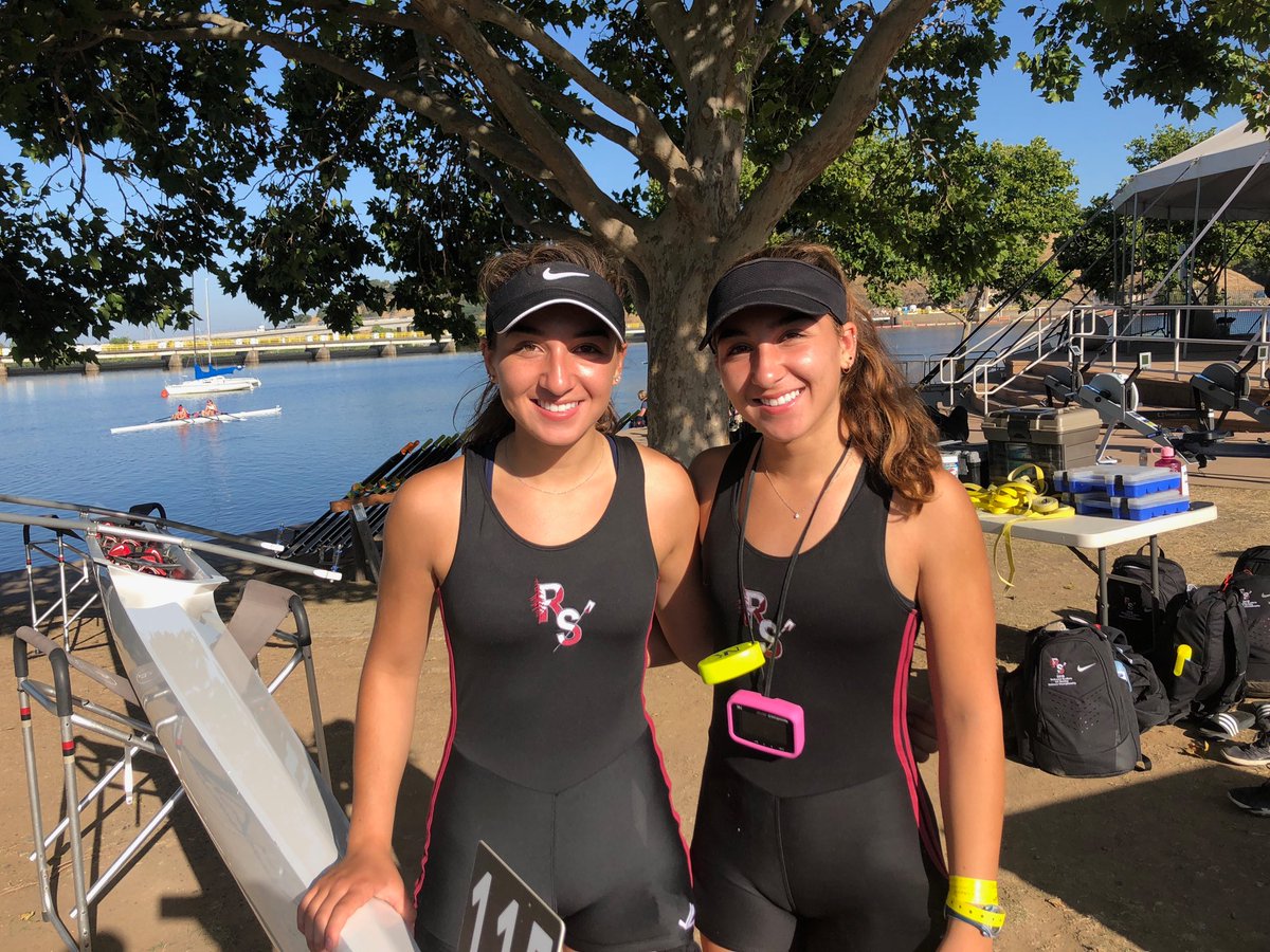 StanfordRC's tweet photo. Still with that Wlt2x vibe , Nur and Ayla on the course ... two redwood 2x’s #ync2018 https://t.co/eRGRpYtY9O