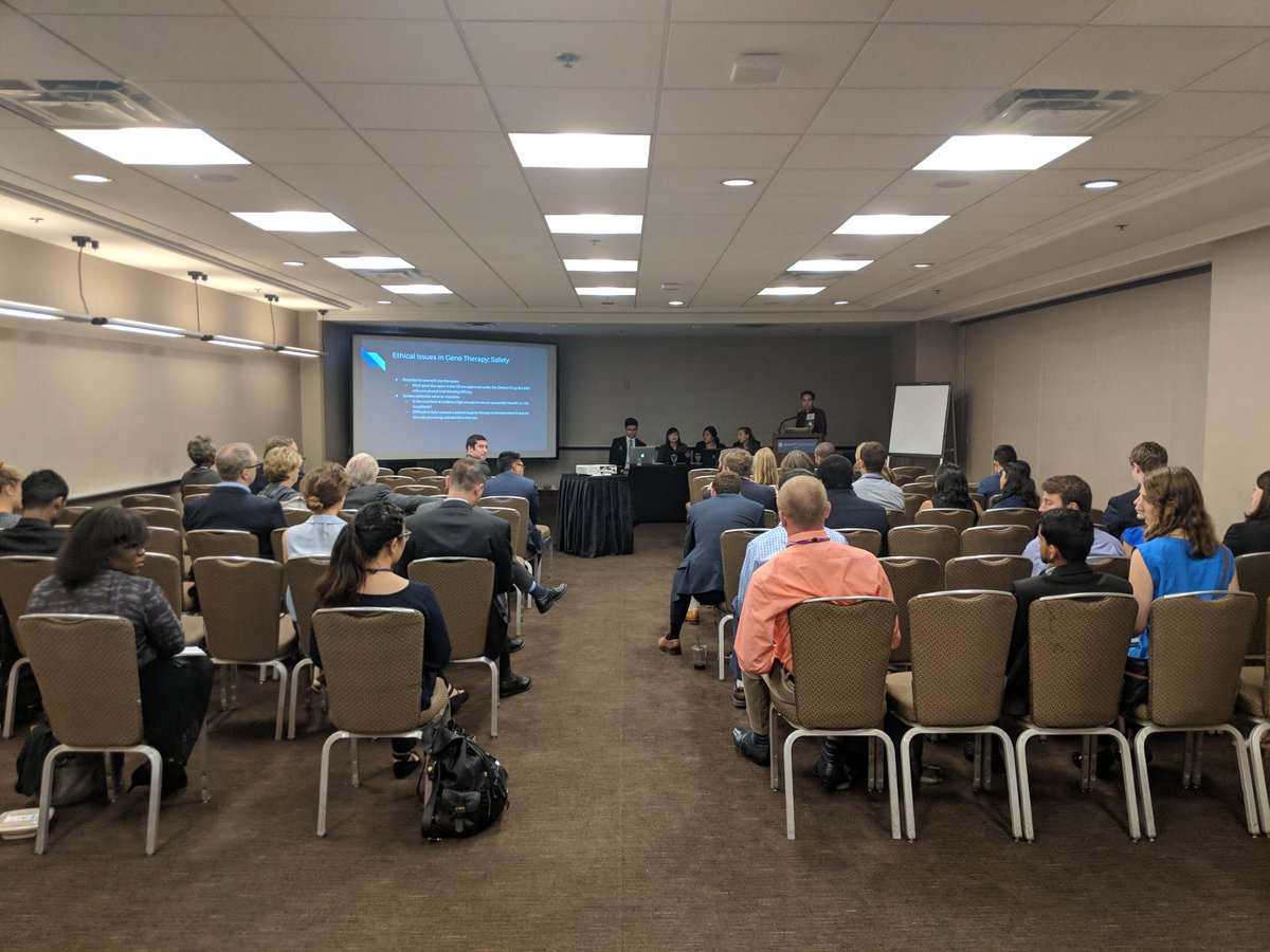 annayap's tweet photo. MSS programming session #1! Exploring the ethical issues in gene medicine - having great discussion. Come join us all day for our cool programming sessions! #AMAmtg #AMAzingA18 #MembersMoveMedicine @AMAmedstudents @AmerMedicalAssn https://t.co/xajPxx2v5F
