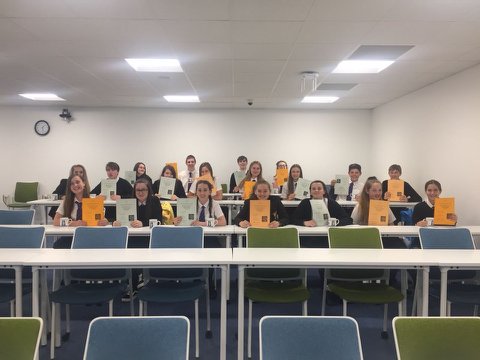 Grange_Academy1's tweet image. Scottish Mathematical Council Maths Challenge award winners collecting their prizes (and ice creams courtesy of Mrs Strange) at Glasgow University today! Massive Grange contingent...