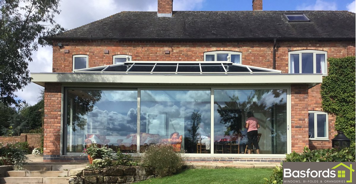 This Beautiful orangery was fitted with 3 <a href="/DutemannUK/">Dutemänn UK</a> Sliding doors, including a massive three pane sliding door at the front. We really do think this is a grand design. #dutemann #slidingdoor #sliders #aluminium #orangery #orangeries #basfordseffect #FBF #FlashbackFriday