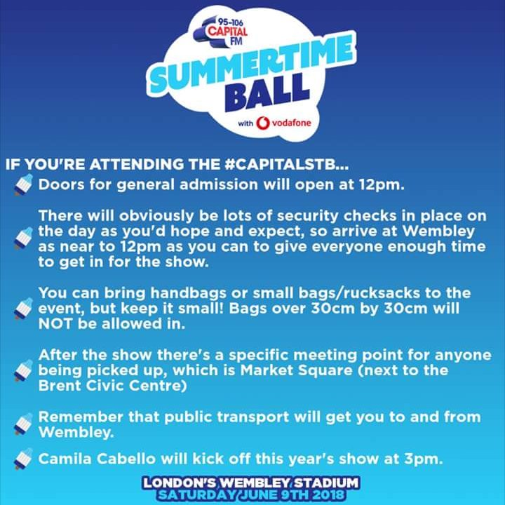 CapitalCrew's tweet photo. Information for Saturday #CapitalSTB https://t.co/sxu5xHKShO
